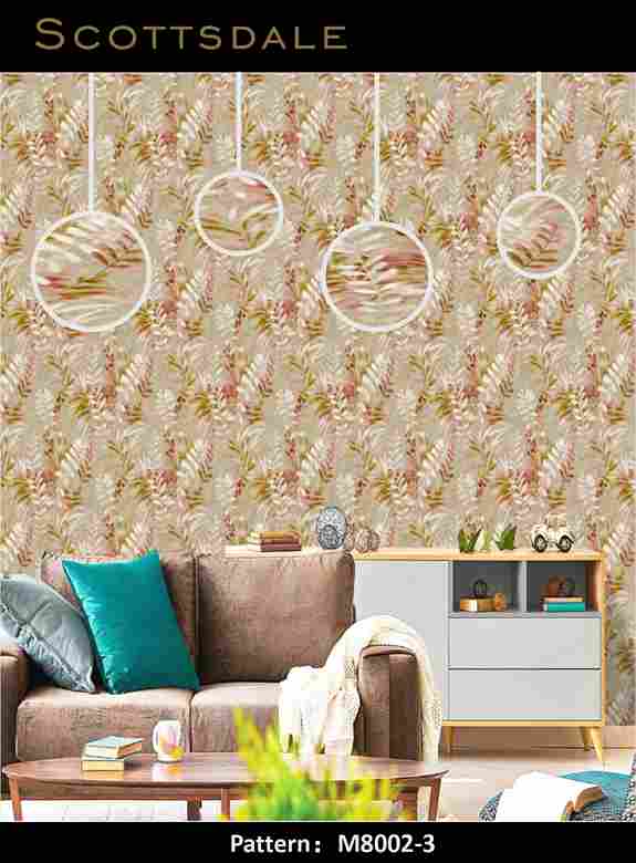 Scotts Dale Pattern : Q181605 Flowers Dimension Design Premium 3d Wallpaper in Hyderabad for walls vision reflection Interiorage