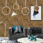 Scotts Dale Pattern : Q181607 Chocolate wooden color Design Premium 3d Wallpaper in Hyderabad for walls vision reflection Interiorage