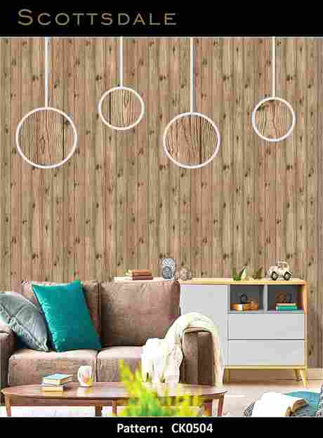 Scotts Dale Pattern : 860106 BrownWooden Stipes Design Premium 3d Wallpaper in Hyderabad for walls vision reflection Interiorage